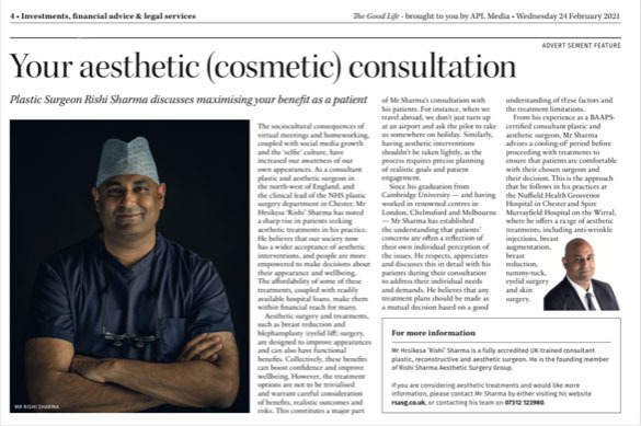 Cosmetic consultation